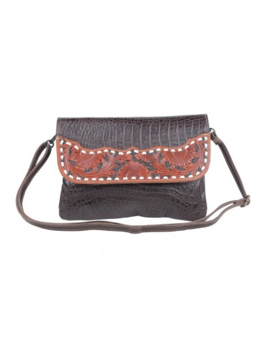 Myra Chocosplash Hand-Tooled Bag acheter