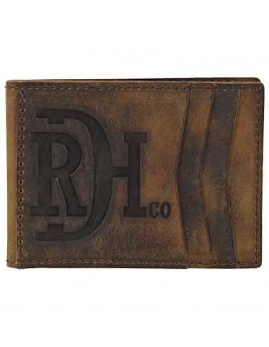 Red Dirt Hat Co Men's Distressed Finish Bifold Card Case français