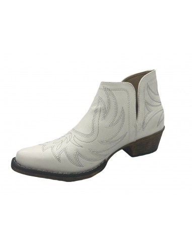 Roper Ladies' White Shortie Boot de pas cher