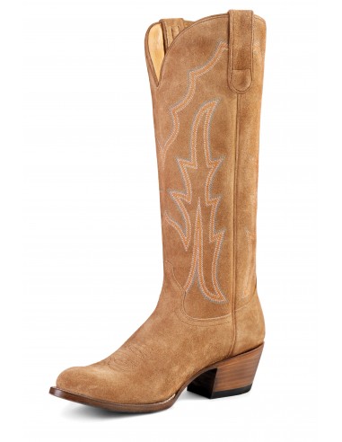 Macie Bean Tobacco Suede Ladies' Boot en linge