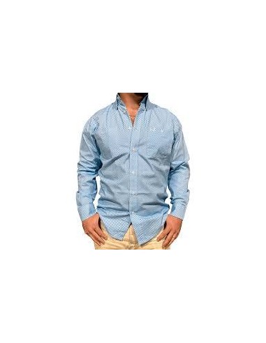 Whiskey Bent Men's Long Sleeve Button Down Shirt Dans la société mordern