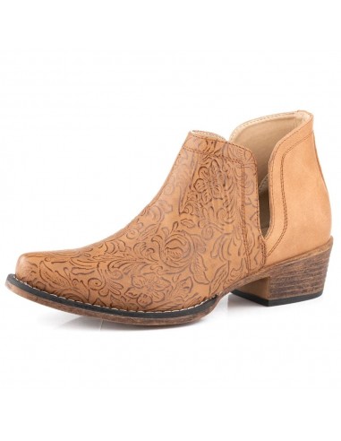 Roper Ladies' Tan Tooled Shortie Boot vous aussi creer 