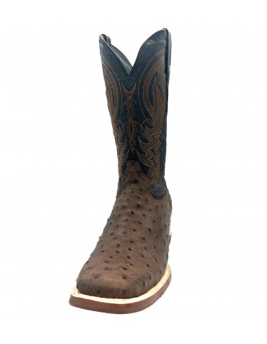 Tanner Mark Men's Nicotine Ostrich Print Boot 50% de réduction en Octobre 2024