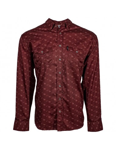 Hooey Men's Red Agave Pearl Snap Shirt Fin de série