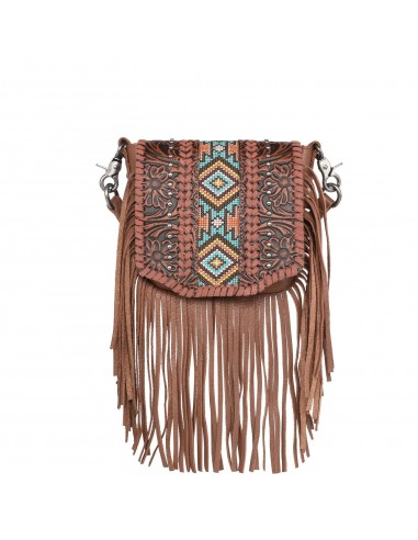 Montana West Tooled Fringe Crossbody solde