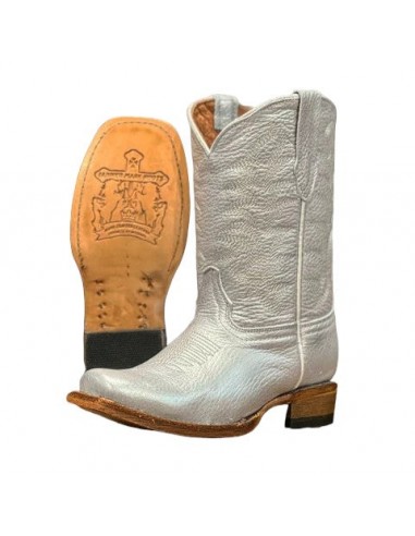 Tanner Mark Metallic Silver Children's Boot Par le système avancé 