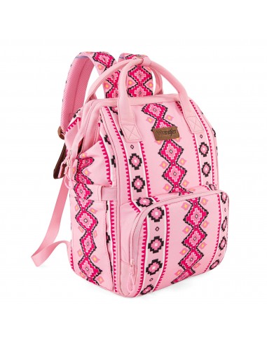 Montana West Wrangler Aztec Printed Callie Backpack - Pink Découvrez la collection