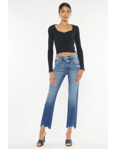 Kancan High Rise Slim Straight Leg Jeans vous aussi creer 