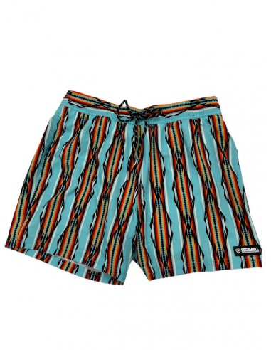 Rock & Roll Aztec Turquoise Swim Trunks livraison gratuite