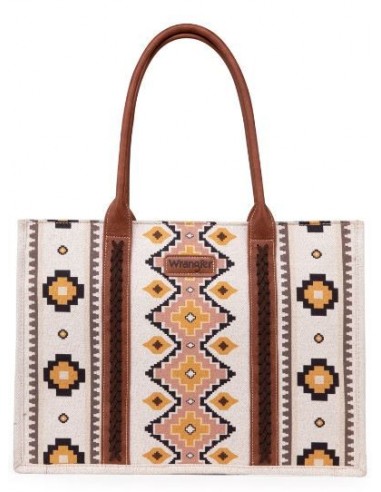 Wrangler Southwest Coffee Canvas Tote sélection de produits