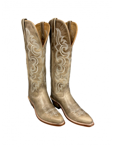 Old West Cactus Ivory Tall Snip Toe Ladies' Boot ouvre sa boutique