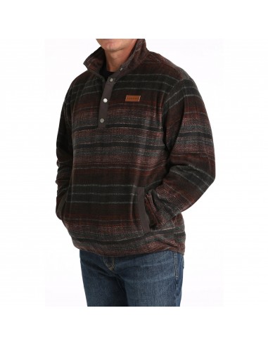 Cinch Men's Polar Fleece Pullover Brown s'inspire de l'anatomie humaine