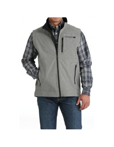 Cinch Men's Bonded Gray Vest 50-70% off 