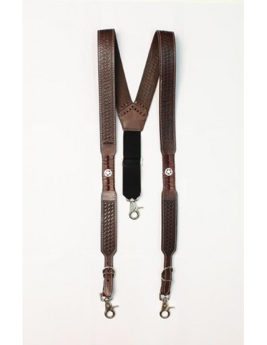 Nocona Embossed With Stars Suspenders en ligne