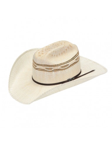 Twister Tan 4.25" Brim Straw Hat la colonne vertébrale