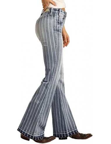 Rock & Roll Striped High Rise Ladies' Trouser Faites des économies