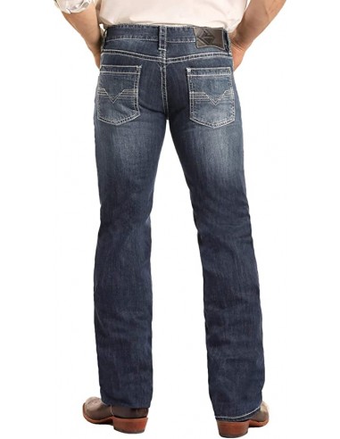 Rock & Roll Regular Fit Stretch Straight Leg Men's Jean de France