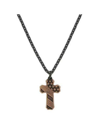 Montana Silversmiths Faded Glory Cross Necklace d'Europe débarque