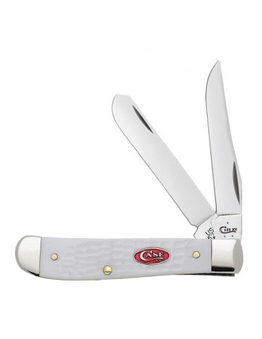 Case Standard Jig White Synthetic Mini Trapper Knife votre