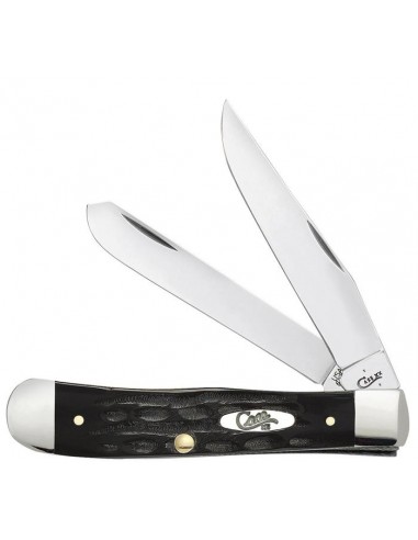 Case Jigged Buffalo Horn Trapper Knife en linge