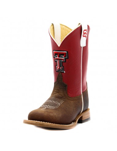 Anderson Bean Texas Tech Exclusive Bone Children's Boot de l' environnement