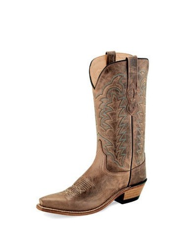 Old West Cactus Tan Snip Toe Ladies' Boot meilleur choix