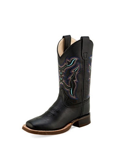 Old West Black Square Toe Children's Boot Venez découvrir notre 