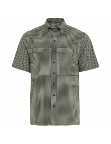 GameGuard Mesquite & Deep Water Short Sleeve Button Down TekCheck Men's Shirt sur le site 