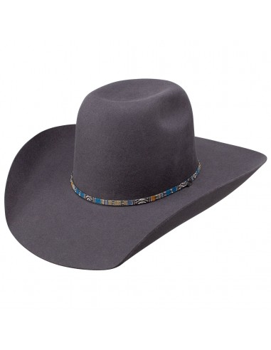 Resistol 4X Silver Smoke Felt Hat Véritable concentré