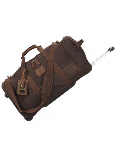 Ariat Leather Canvas Duffle Dans la société mordern